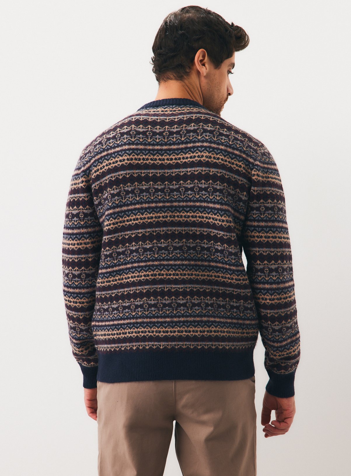All Over Fairisle Crew Neck Jumper XXXL - Image 5 thumbnail